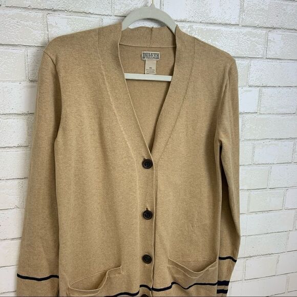 Duluth Trading Co. Long Striped Cardigan F13 - Picture 2 of 6